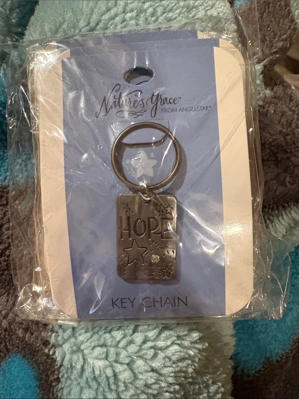 Hope Key Chain - Silver